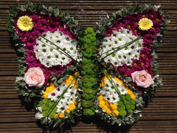 Swansea Funeral Flowers - Butterfly £150